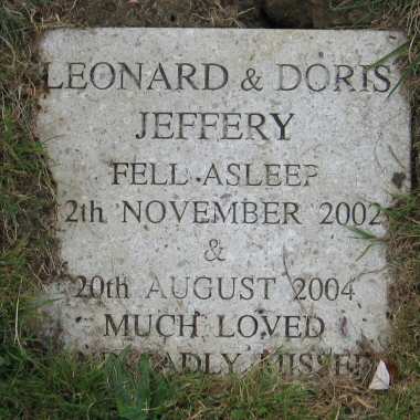 Jeffery memorial stone