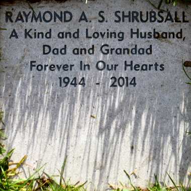 Shrubsall memorial stone