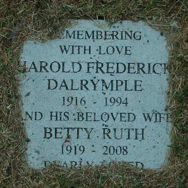 Dalrymple memorial stone