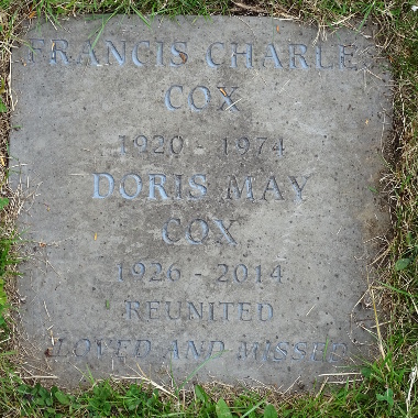 Cox memorial stone