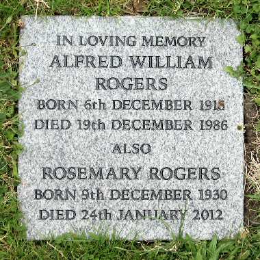 Rogers memorial stone