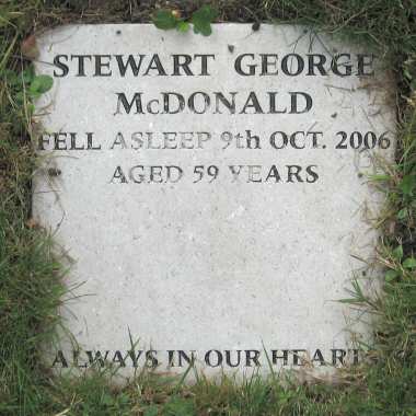 McDonald memorial stone