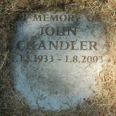 Chandler memorial stone