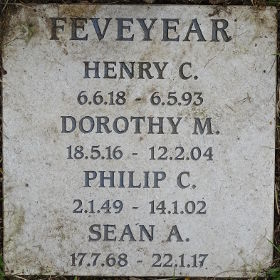 Feveyear memorial stone