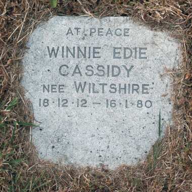 Cassidy memorial stone