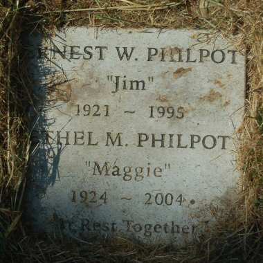 Philpot memorial stone