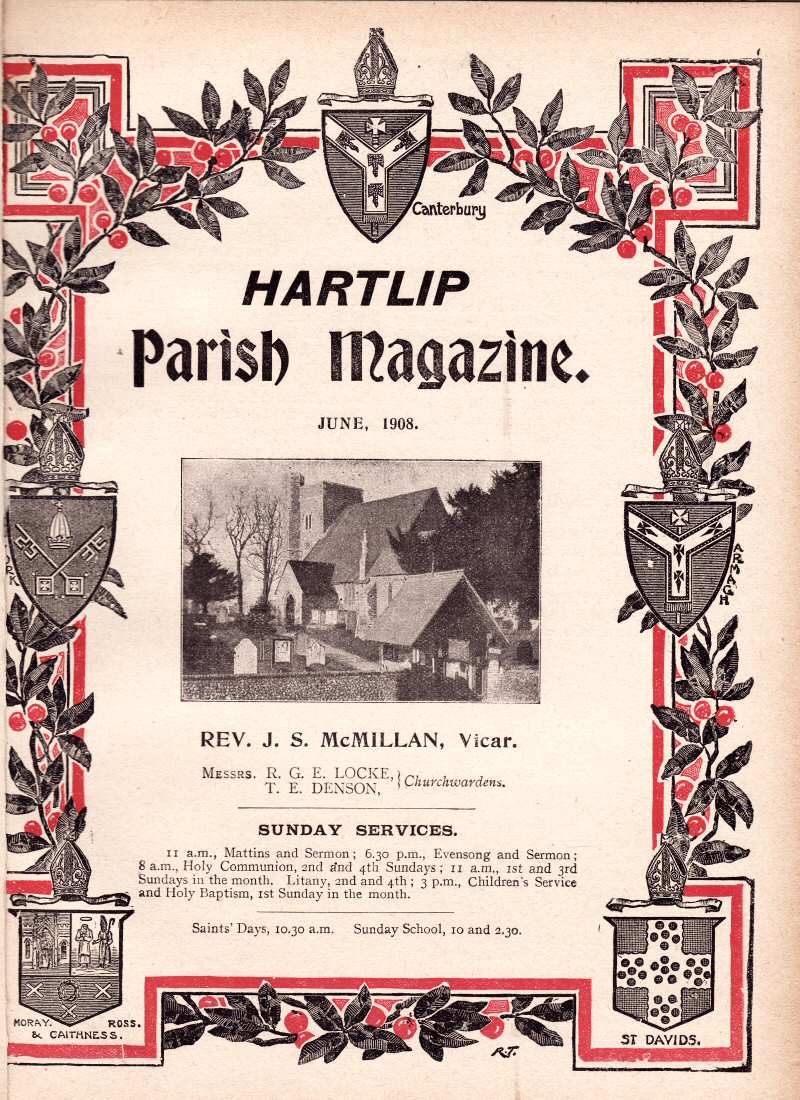 Parish Magazine page number 1 for Jun 1908