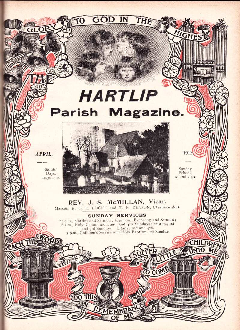 Parish Magazine page number 1 for Apr 1912