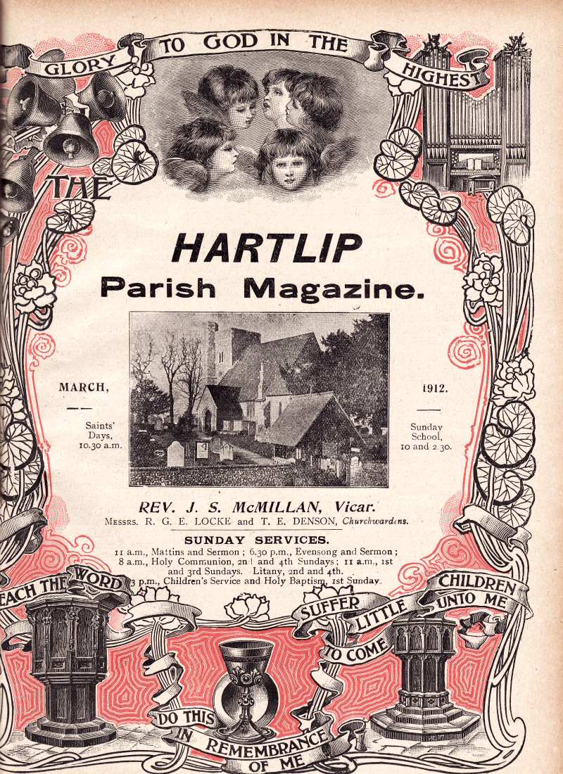 Parish Magazine page number 1 for Mar 1912