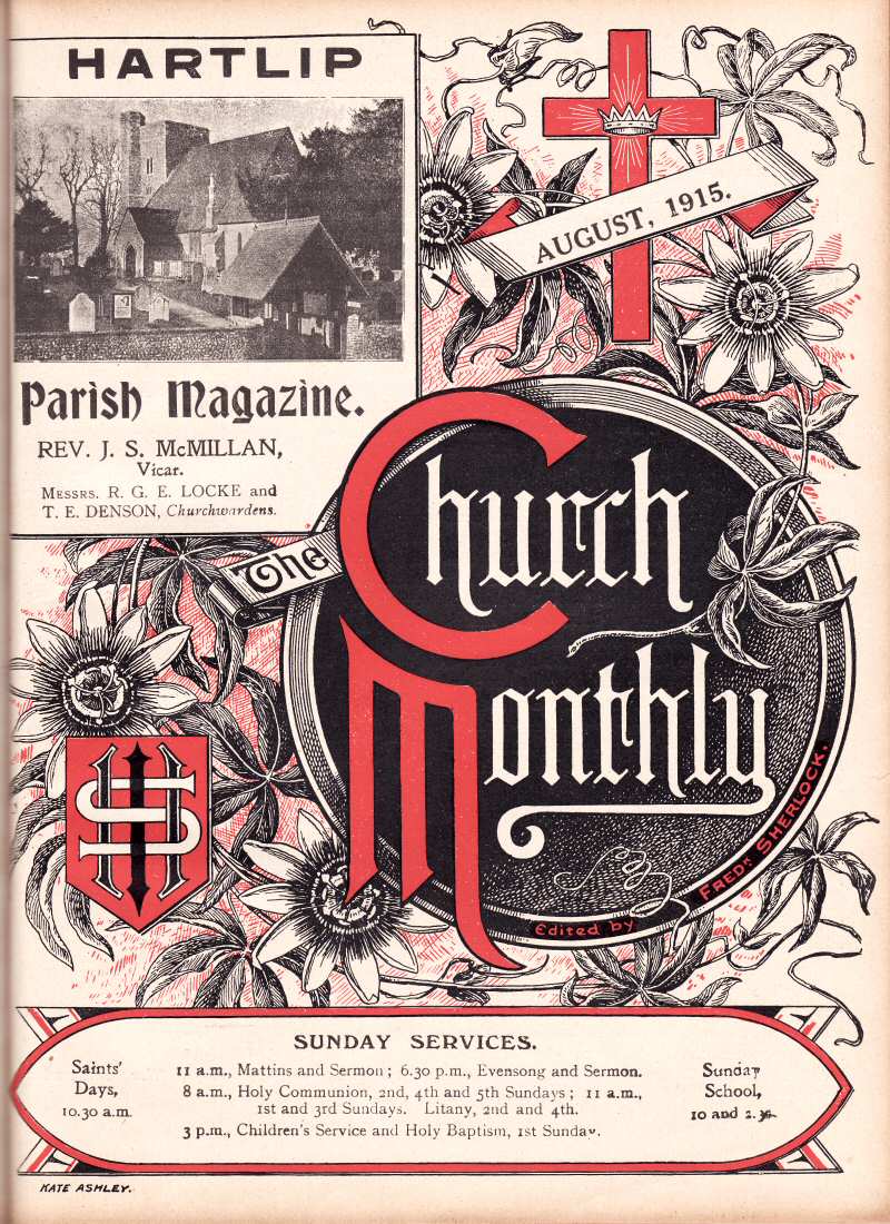 Parish Magazine page number 1 for Aug 1915