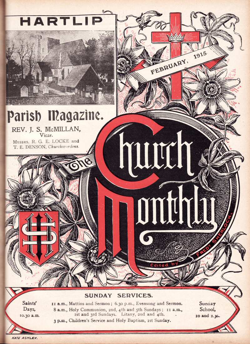 Parish Magazine page number 1 for Feb 1915