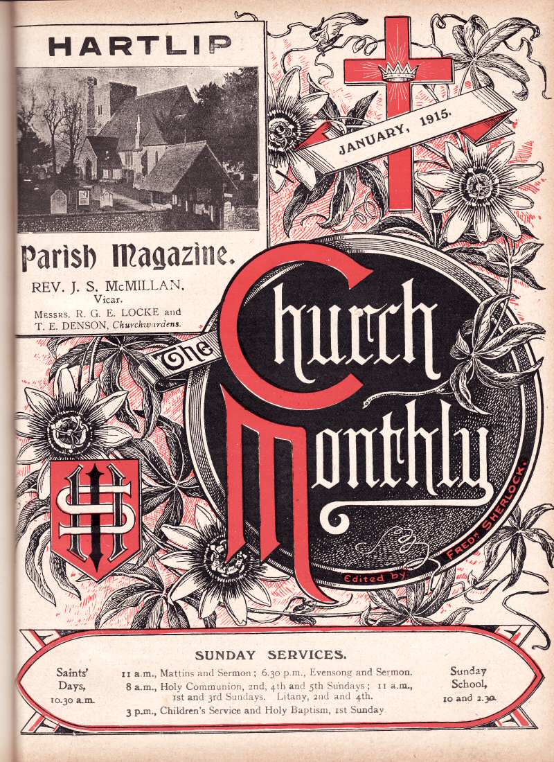 Parish Magazine page number 1 for Jan 1915