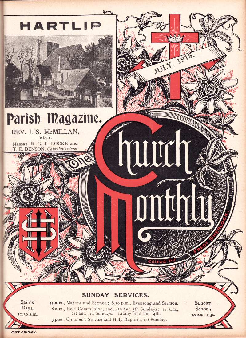 Parish Magazine page number 1 for Jul 1915