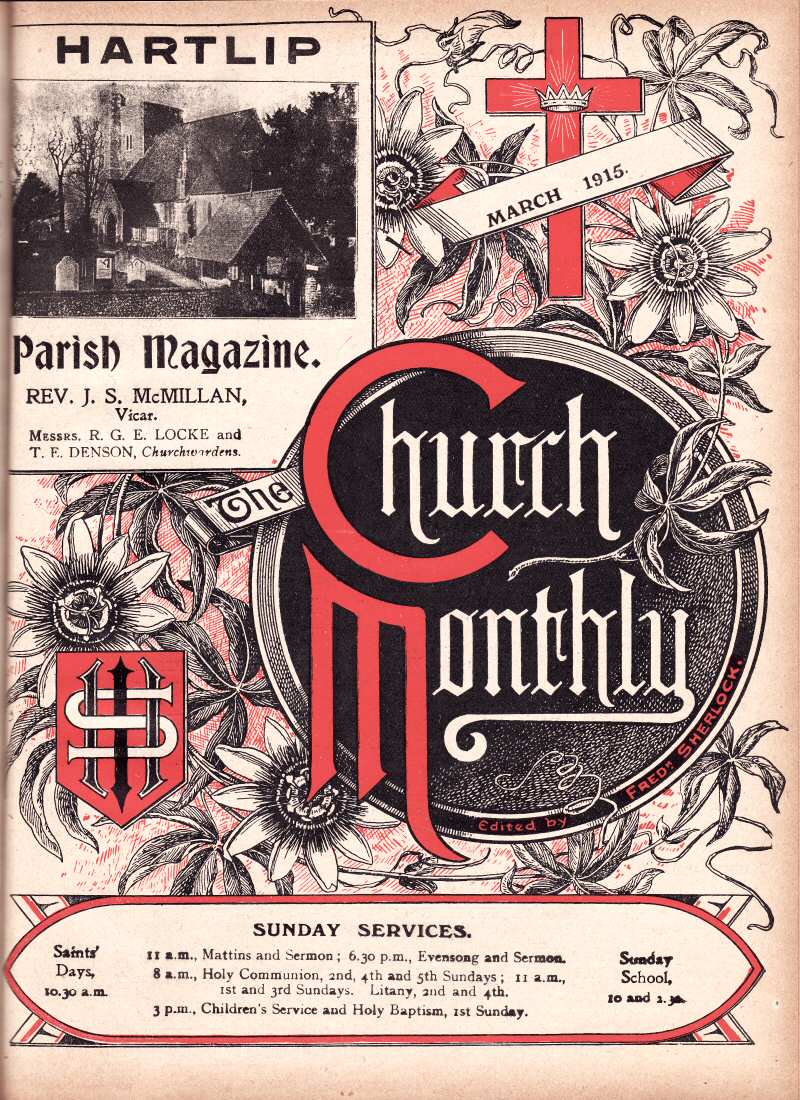 Parish Magazine page number 1 for Mar 1915