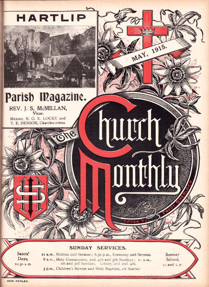 Parish Magazine page number 1 for May 1915