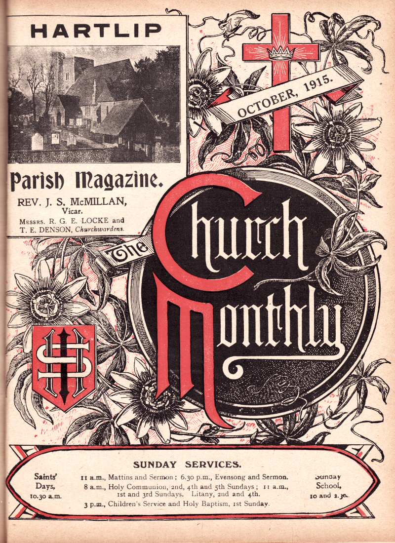 Parish Magazine page number 1 for Oct 1915