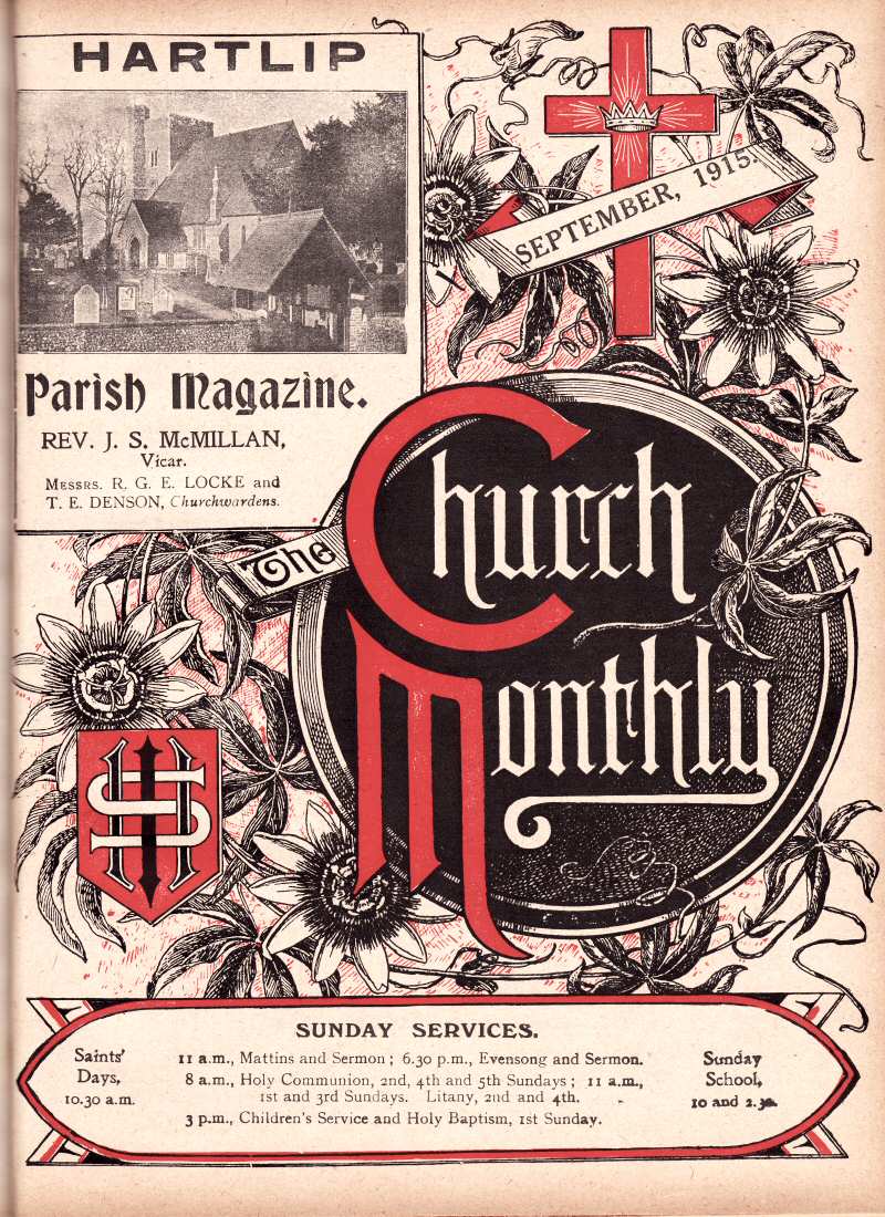 Parish Magazine page number 1 for Sep 1915