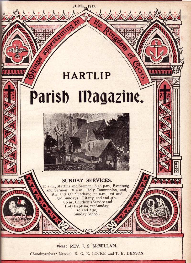 Parish Magazine page number 1 for Jun 1917