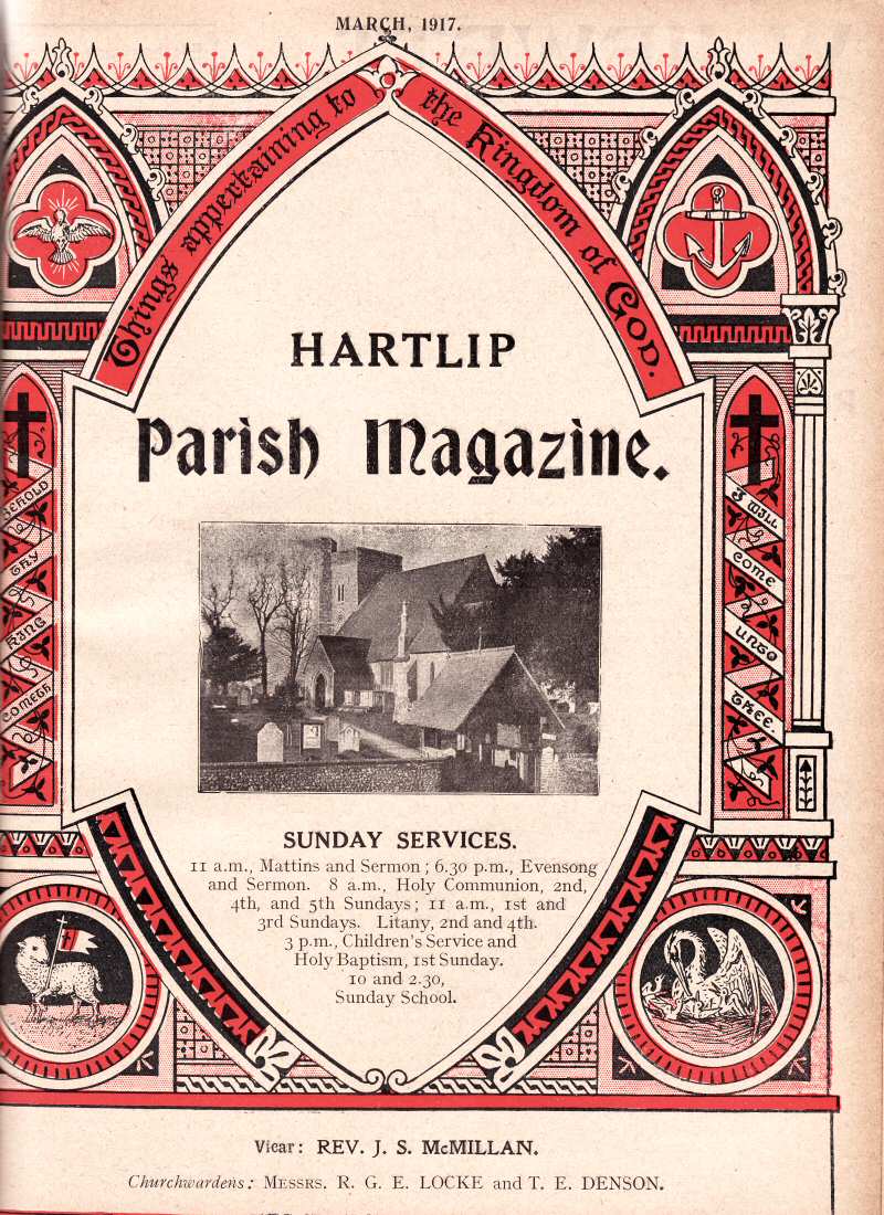 Parish Magazine page number 1 for Mar 1917