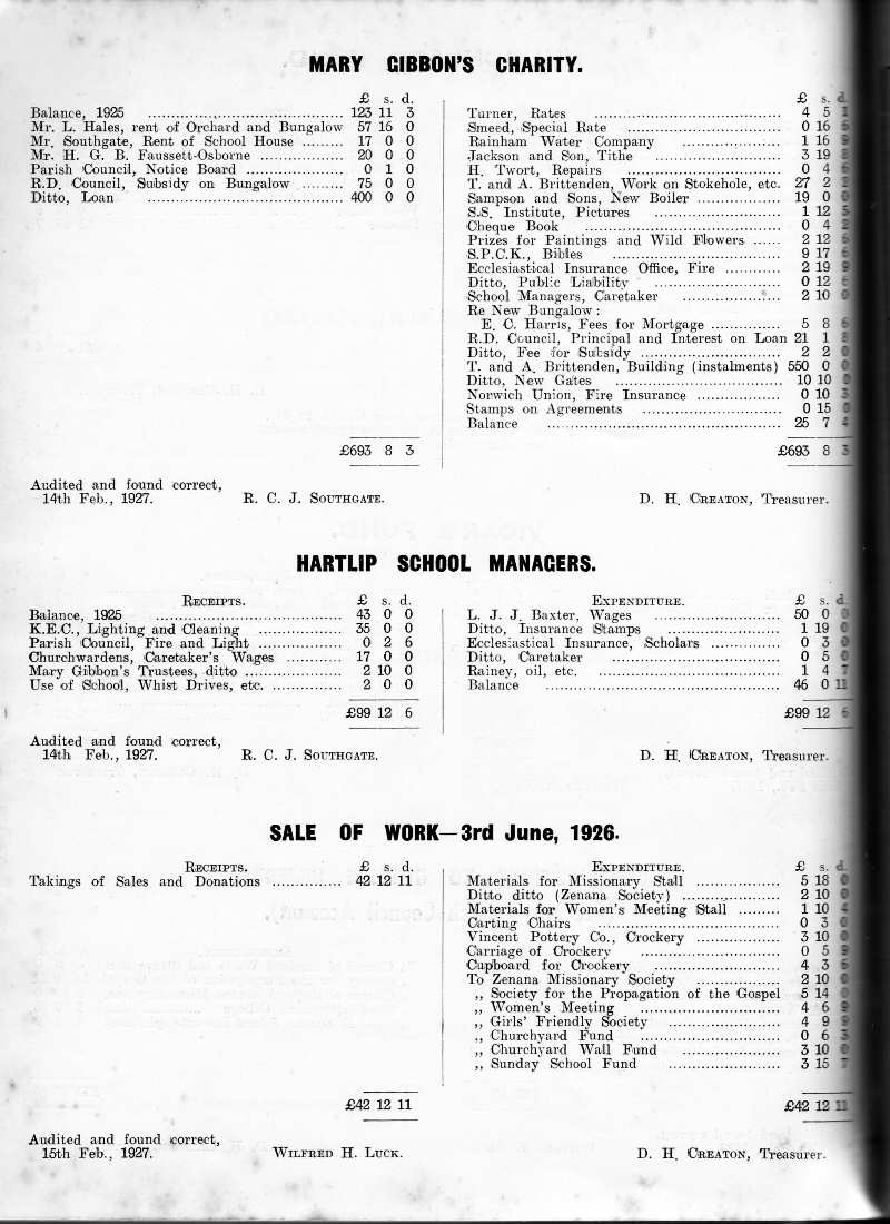 Parish Magazine page number 6 for Mar 1927