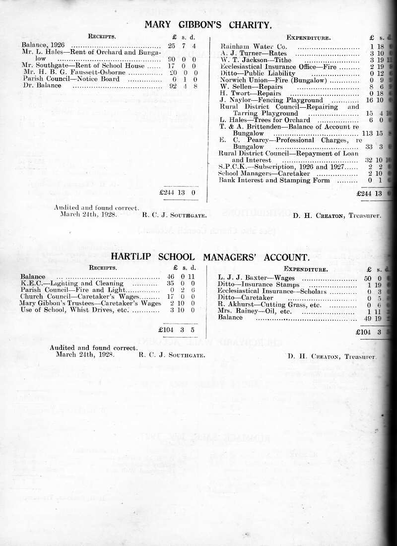 Parish Magazine page number 6 for Apr 1928