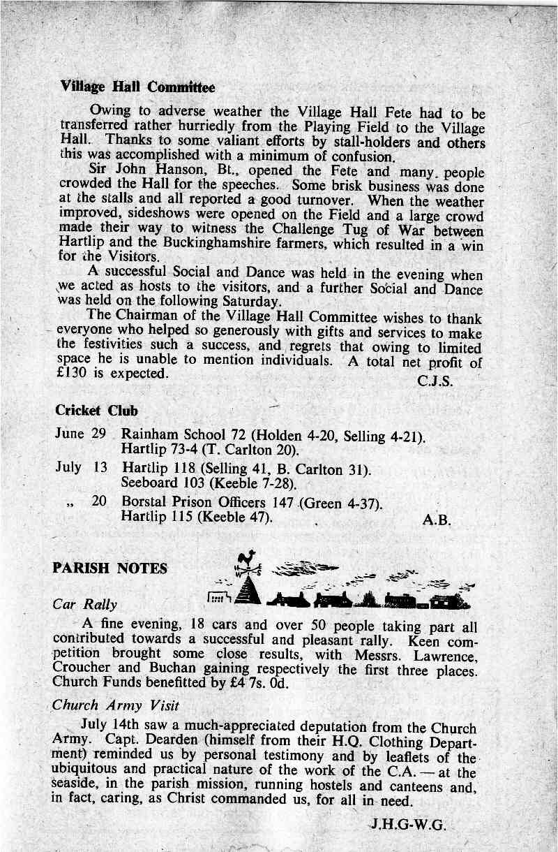 Parish Magazine page number 6 for Aug 1963