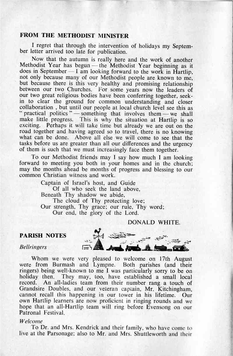 Parish Magazine page number 4 for Oct 1963