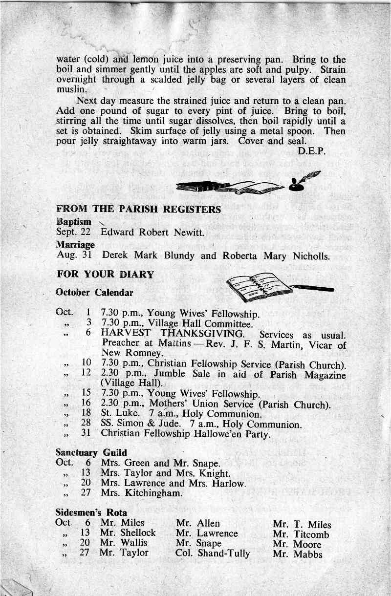 Parish Magazine page number 7 for Oct 1963