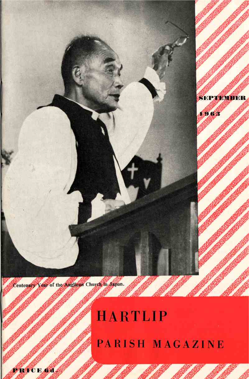 Parish Magazine page number 1 for Sep 1963