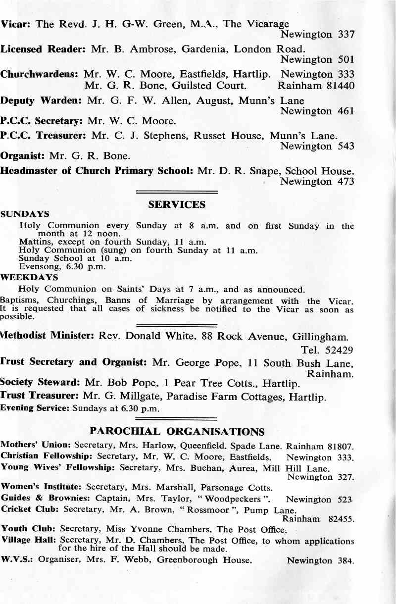 Parish Magazine page number 2 for Apr 1964