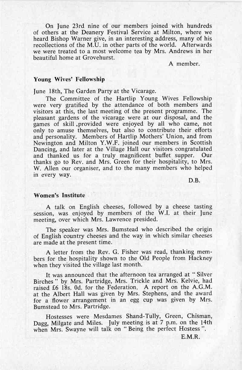 Parish Magazine page number 6 for Jul 1964