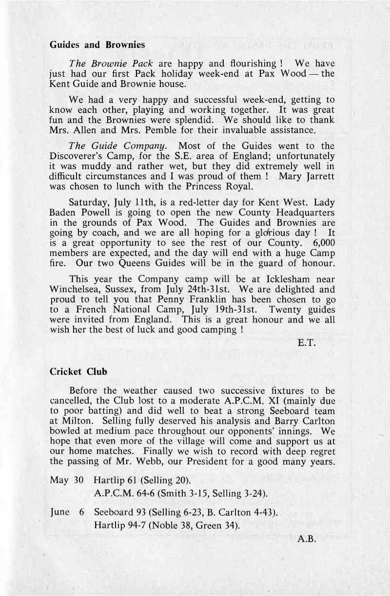 Parish Magazine page number 7 for Jul 1964