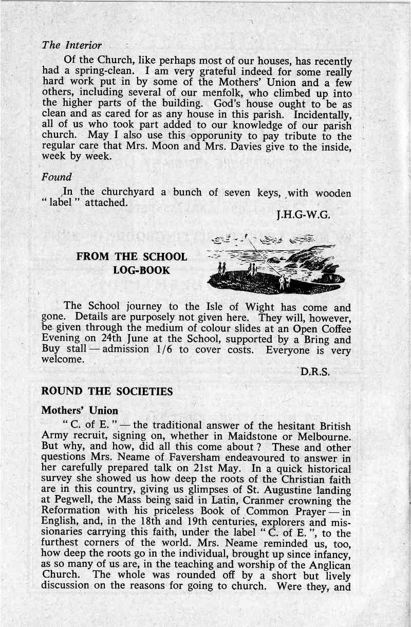 Parish Magazine page number 5 for Jun 1964