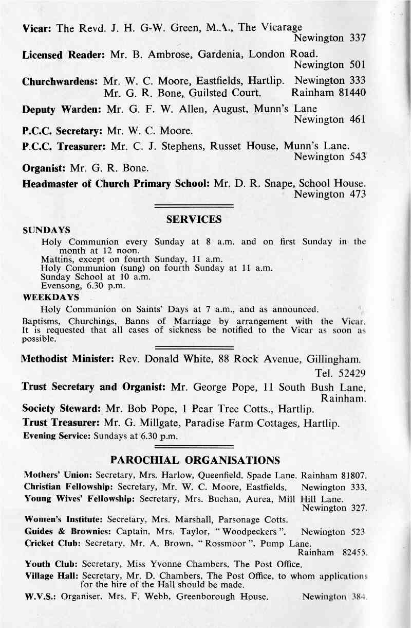 Parish Magazine page number 2 for Mar 1964