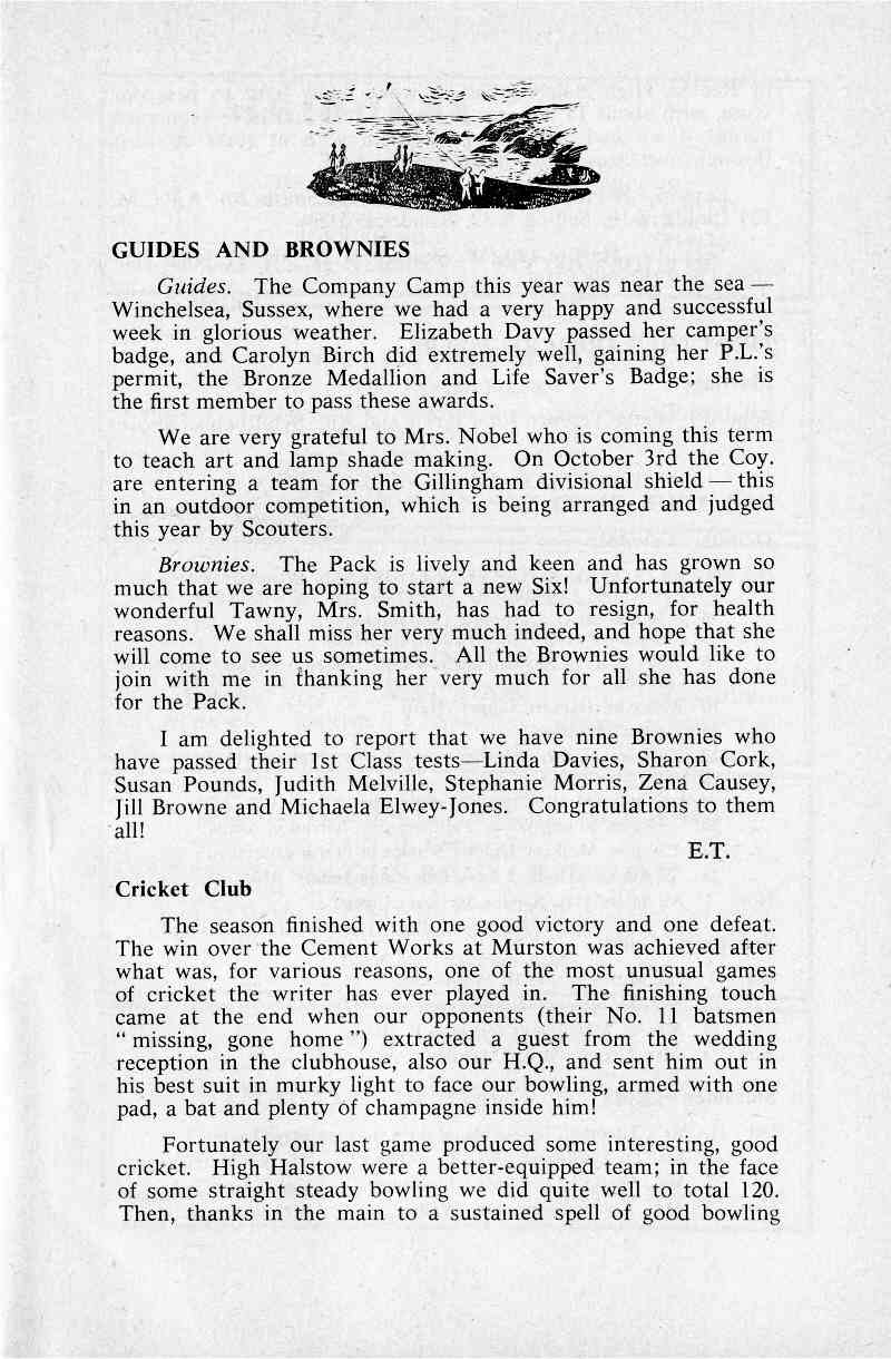Parish Magazine page number 7 for Oct 1964