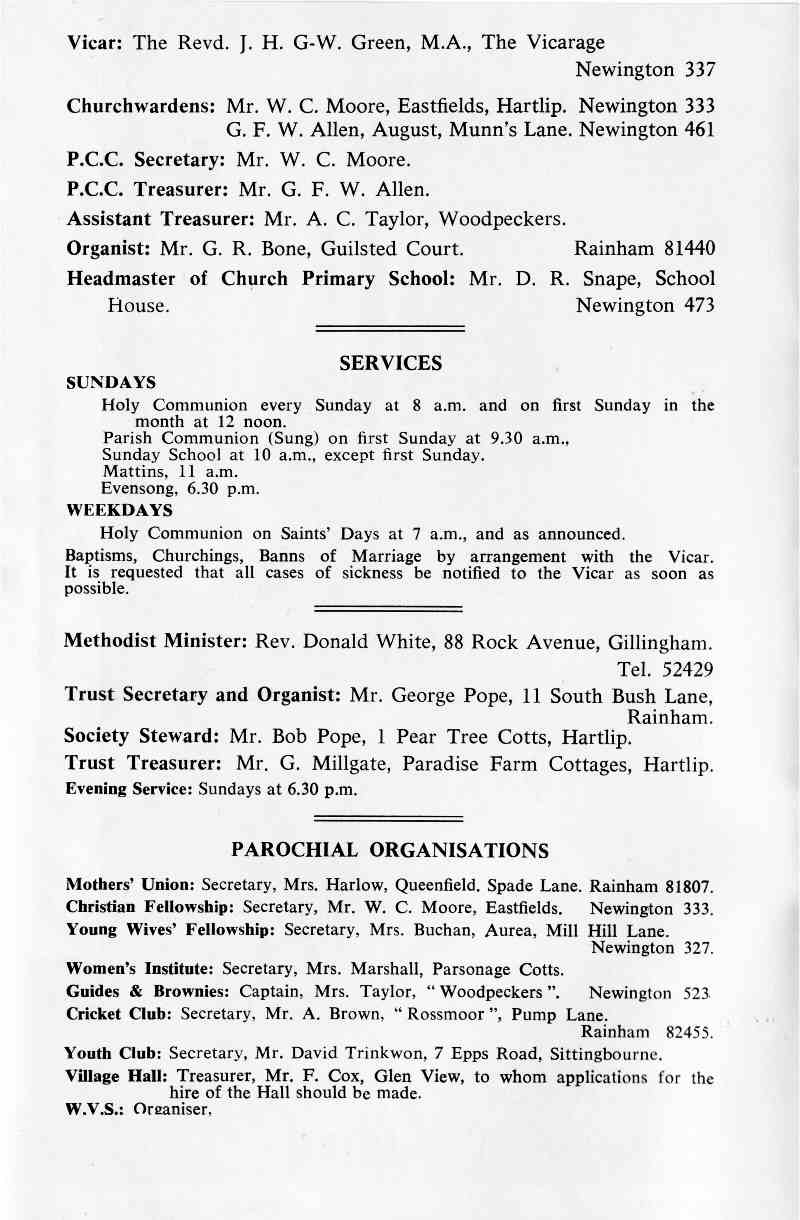 Parish Magazine page number 2 for Apr 1965