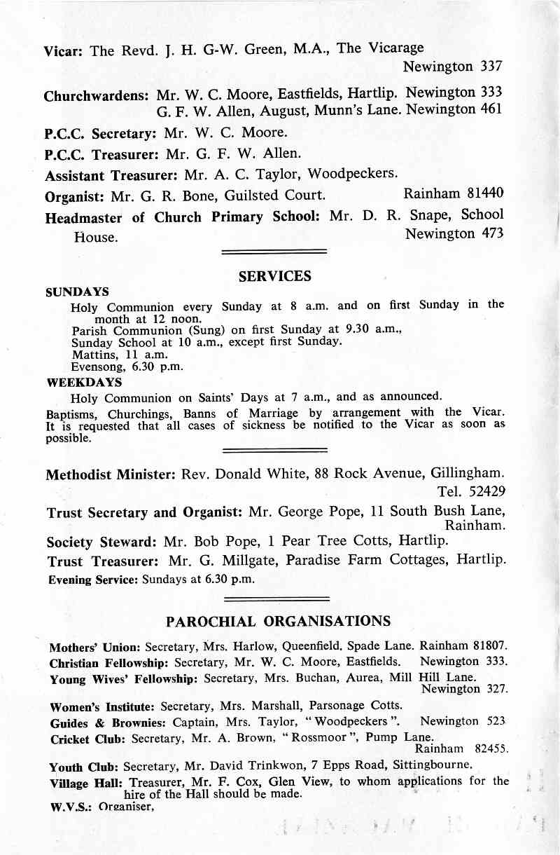 Parish Magazine page number 2 for Jun 1965