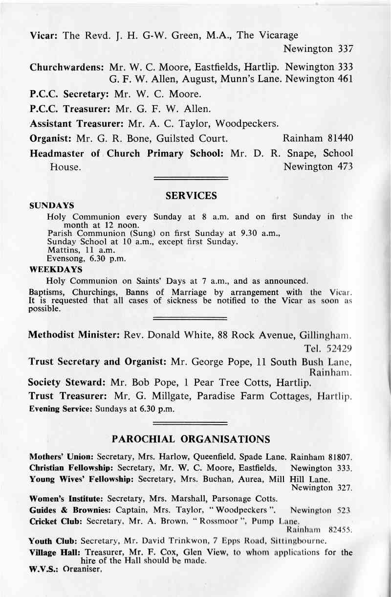 Parish Magazine page number 2 for Mar 1965