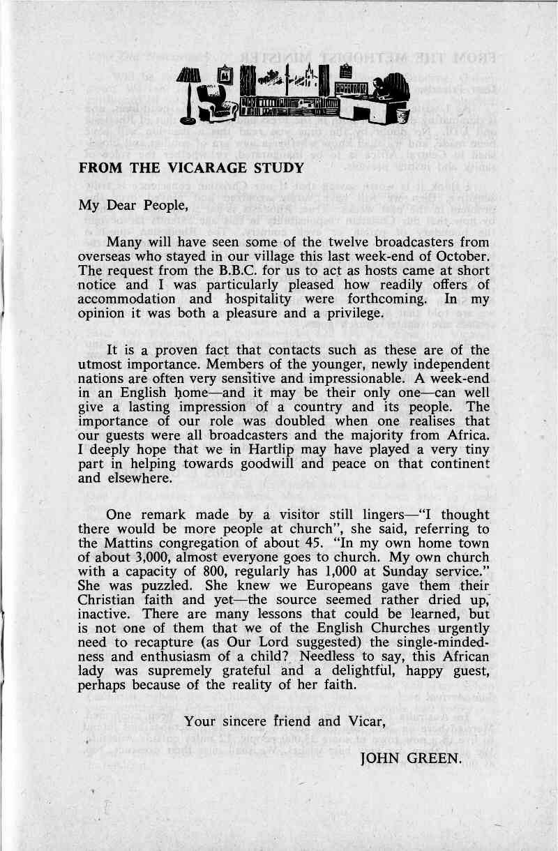 Parish Magazine page number 3 for Nov 1965