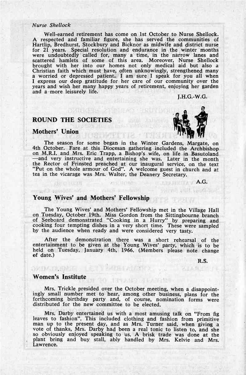 Parish Magazine page number 6 for Nov 1965