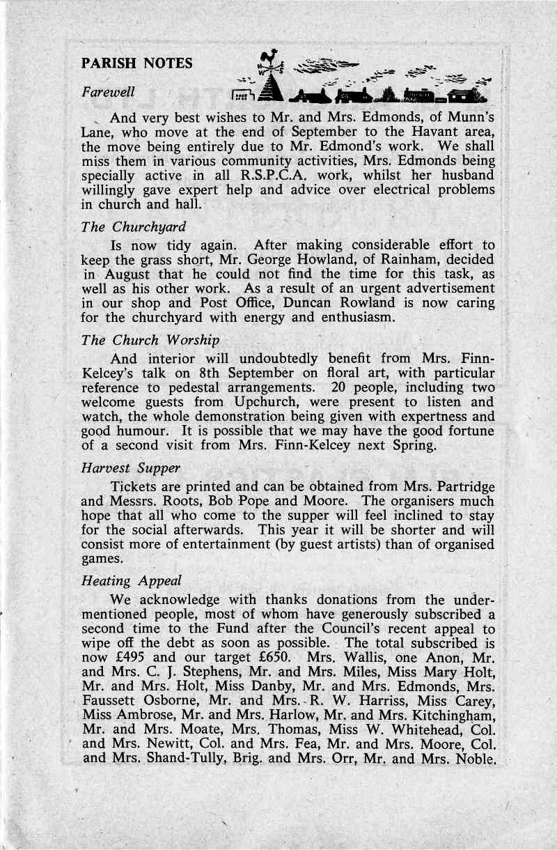 Parish Magazine page number 5 for Oct 1965