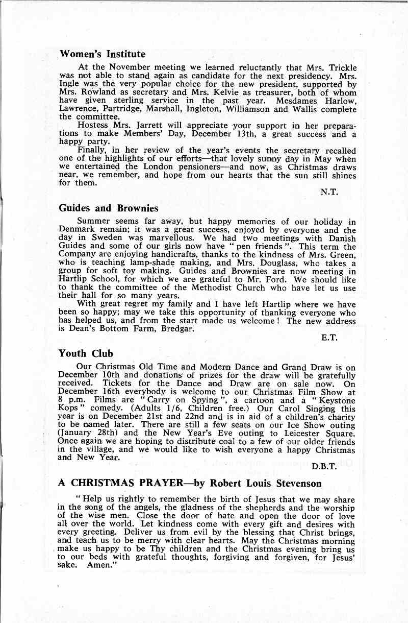 Parish Magazine page number 5 for Dec 1966