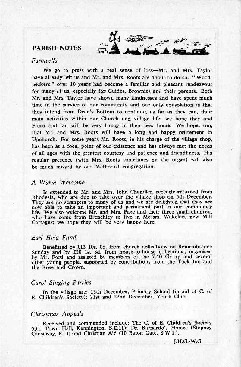 Parish Magazine page number 6 for Dec 1966