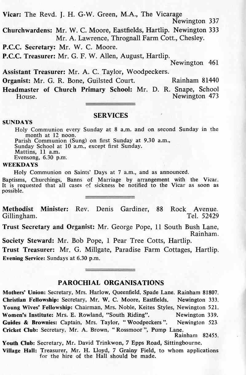 Parish Magazine page number 2 for Jul 1966