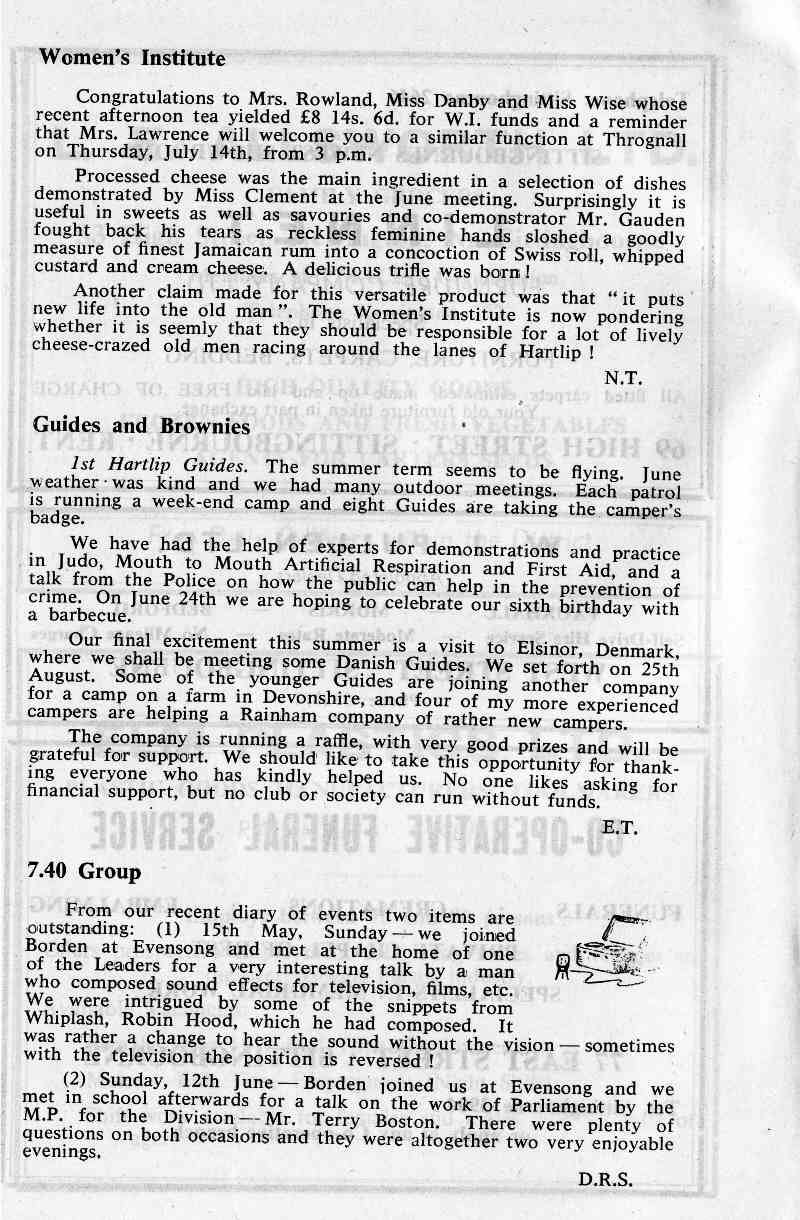 Parish Magazine page number 6 for Jul 1966