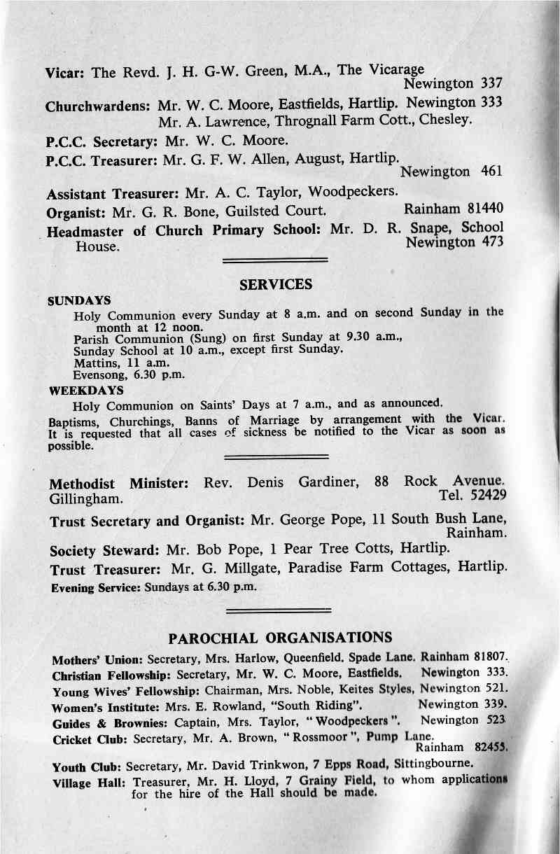 Parish Magazine page number 2 for Jun 1966