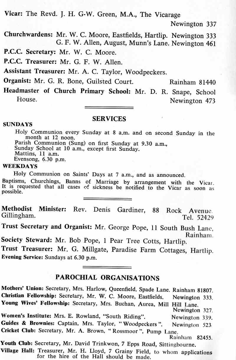 Parish Magazine page number 2 for Mar 1966