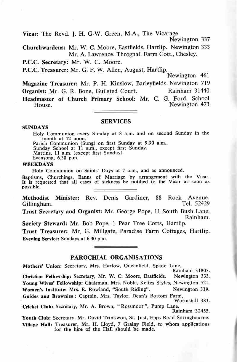 Parish Magazine page number 2 for Apr 1967