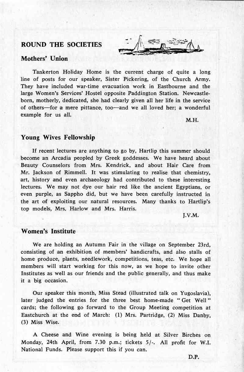 Parish Magazine page number 6 for Apr 1967