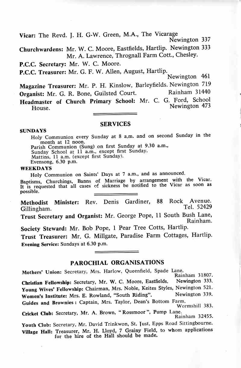 Parish Magazine page number 2 for Jun 1967